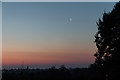 TQ3095 : Waning Moon in the Morning over Enfield by Christine Matthews