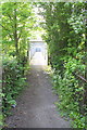 Footpath from Brangwyn Grove over railway