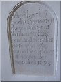 St John the Baptist, Brokenborough: memorial  (ii)