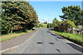 School Road approaching the A77 at Minishant