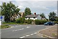 Mini roundabout at Micklington