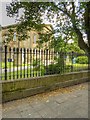 SD8122 : Longholme Methodist Church, Churchyard and Railings by David Dixon
