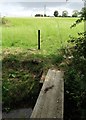 Footbridge and footpath to Calow Green