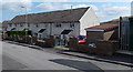 Row of houses in Rhiwgarn, Trebanog