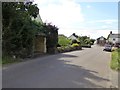 Bus shelter at Uplowman Cross