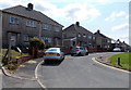 Houses set back from Trebanog Road, Trebanog