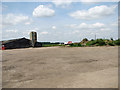 Poultry houses on the main runway