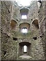 SO4108 : Raglan Castle - Inside the Great Tower by Rob Farrow