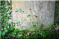 SP4438 : Benchmark on wall near Carrdus School entrance by Roger Templeman