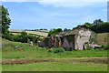 SX8464 : Derelict farm buildings, Combe Fishacre by Robin Stott