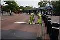 TA0928 : New white lines on Carr Lane, Hull by Ian S