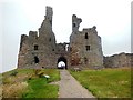 NU2521 : Ruined Towers and Gateway, Dunstanburgh Castle by Bill Henderson