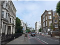 Approaching the junction of Warwick Road and Philbeach Gardens