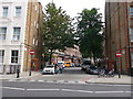 Looking from Warwick Road into Nevern Square