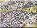NM8202 : Cup and ring marks at Ormaig by Elliott Simpson