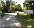 Entrance  road to Symonds Yat Rock