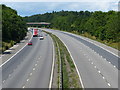 SK5106 : M1 motorway viewed from Groby Road bridge by Mat Fascione