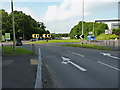 Roundabout at Hilton Cross