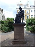 TQ2777 : Statue of Thomas Carlyle on Chelsea Embankment by Basher Eyre