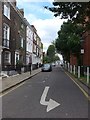 Looking along Upper Cheyne Row