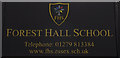 TL5124 : Forest Hall School sign by Geographer