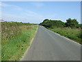 Rural road towards Burton Fleming