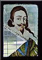 Church of Corpus Christi, Tremeirchion - painted portraits window (detail 1)