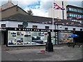 Mural depicting the formation of the UVF and the Thiepval Memorial to the Missing Presumed Dead Soldiers of the Somme