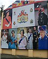 Mural of  Queen Elizabeth II in Crimea Street