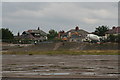 Working on the sea defences in Knott End-on-Sea