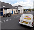 Jeep and Reliant Robin van in Crindau, Newport