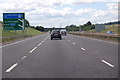 SO8917 : A417 approaching M5 junction by J.Hannan-Briggs