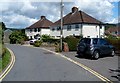 Duffryn Road houses near the Red Lion pub in Llangynidr