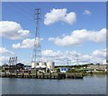 Pylons over Howdon Sewage Works