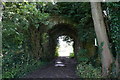 Ebor Way goes under a former railway line