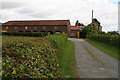 Dated implement sheds at Rectory Farm