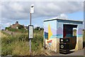 Bus shelter at Powfoot road end