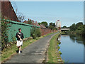 Girl on towpath