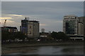 View of towerblocks near Vauxhall from Lambeth Bridge