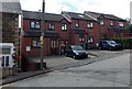 Row of three houses in  Austin Road, Sebastopol, Pontypool