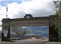 SU4111 : Associated British Ports - Gate No.8 by Rudi Winter