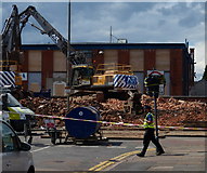 SK5907 : Demolition of the former Premier Works building by Mat Fascione