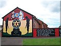 The Red Hand Commando mural on the Hopewell Estate