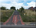 Cycleway and a gas pipeline marker, Pontypool