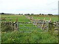 SD7564 : Field gate on the footpath from Black Bank to School Lane by Humphrey Bolton