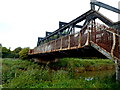 Rusty footbridge attached to Somerset Bridge, Bridgwater