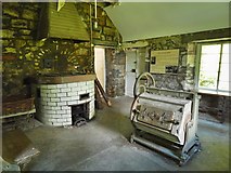 NS3673 : The old laundry house: interior by Lairich Rig