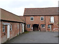 View into Hall Farm farmyard