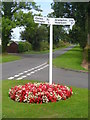 NY4962 : Road Junction at Newtown on Hadrian's Wall Path by Anthony Parkes