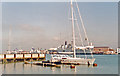 SZ6299 : Across Portsmouth Harbour from Gosport, 1993 (3) by Ben Brooksbank